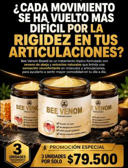 Bee Venom - VENENO DE ABEJA x50g c/u x 3 und
