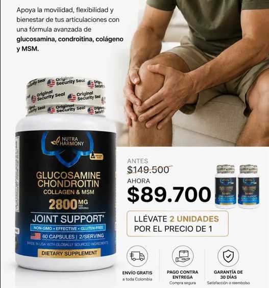 Glucosamine Premium Complete™ x2 (total 120 capsulas)