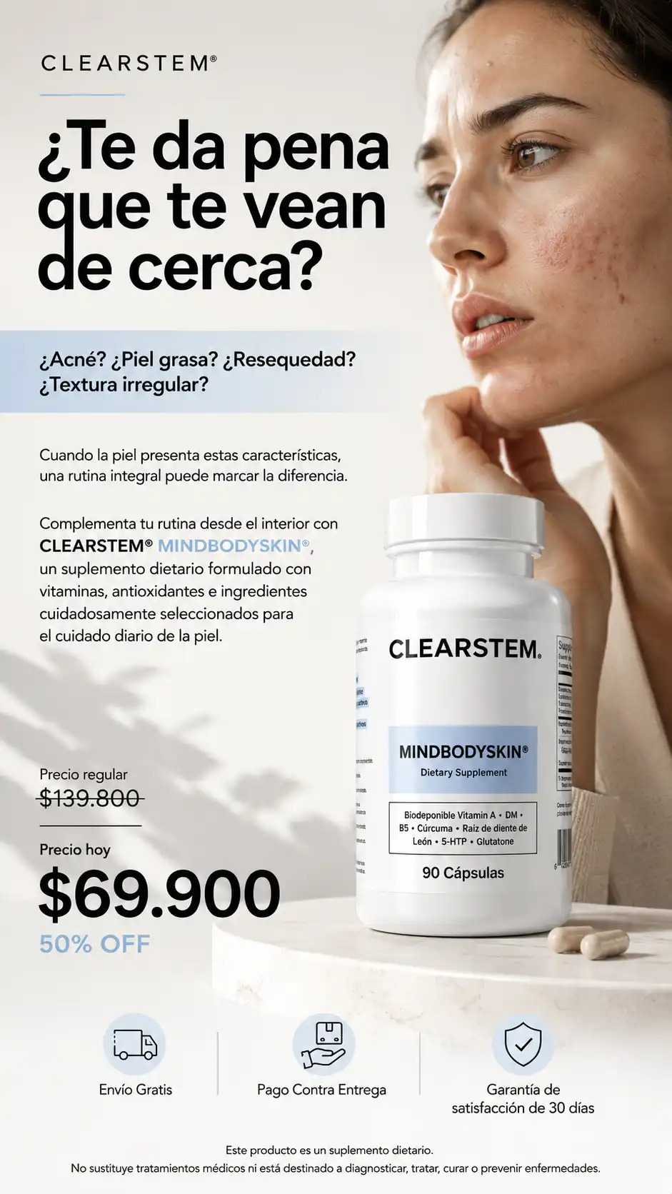 CLEARSTEM MINDBODYSKIN ORIGINAL x90 Capsulas