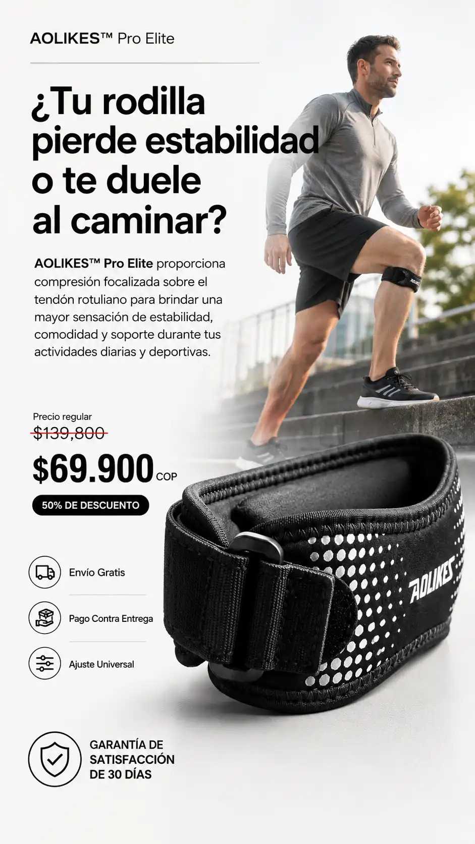 AOLIKES™ Pro Elite | Soporte Rodilla Menisco Rotula