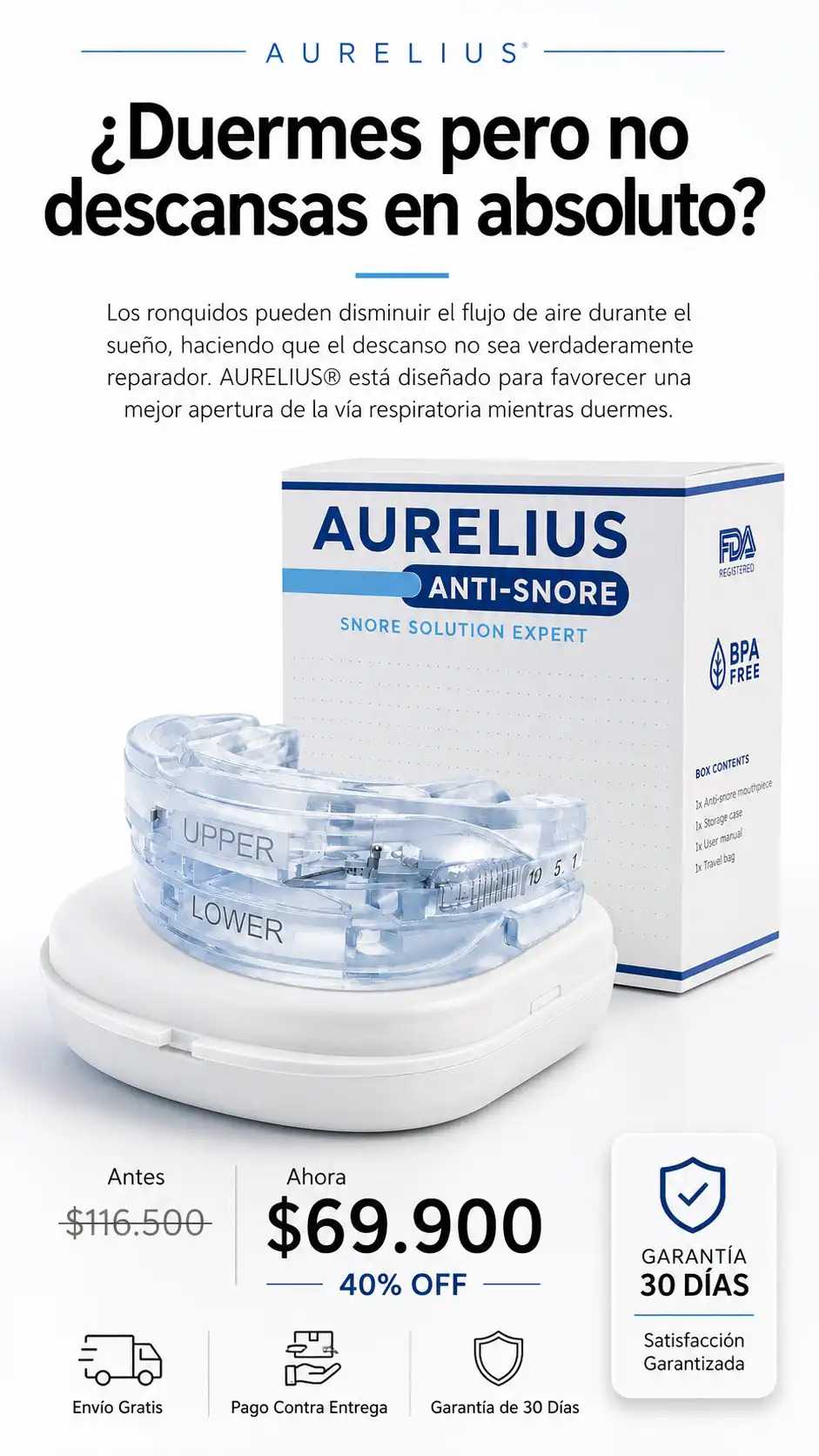 Original AURELIUS Antironquidos