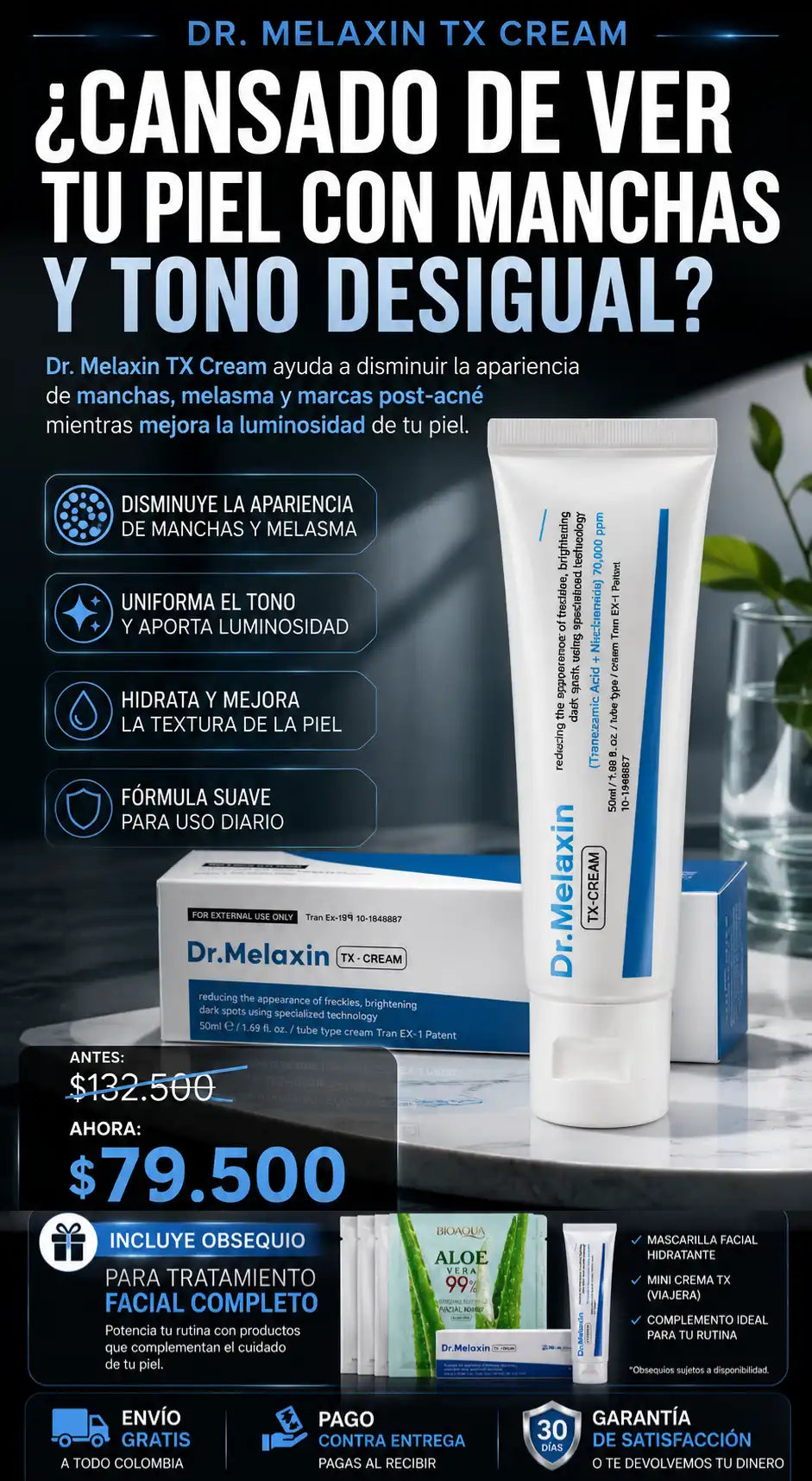 DR MELAXIN TX CREAM + OBSEQUIO