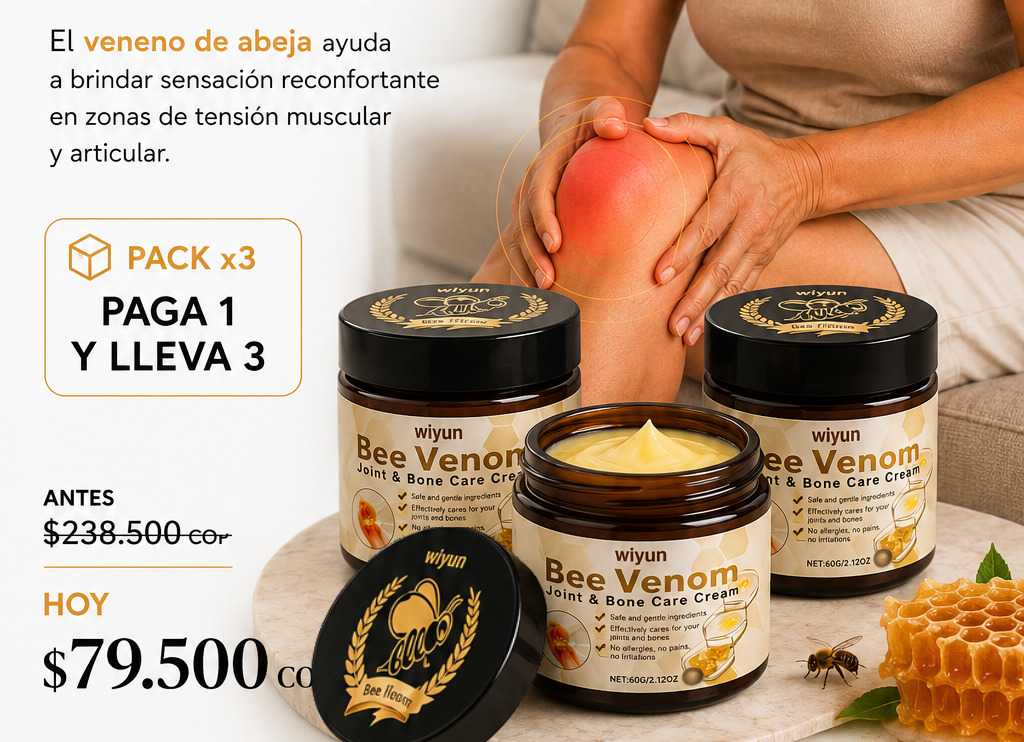 Bee Venom BSWELL - Tratamiento completo 3 Recipientes 50g c/u