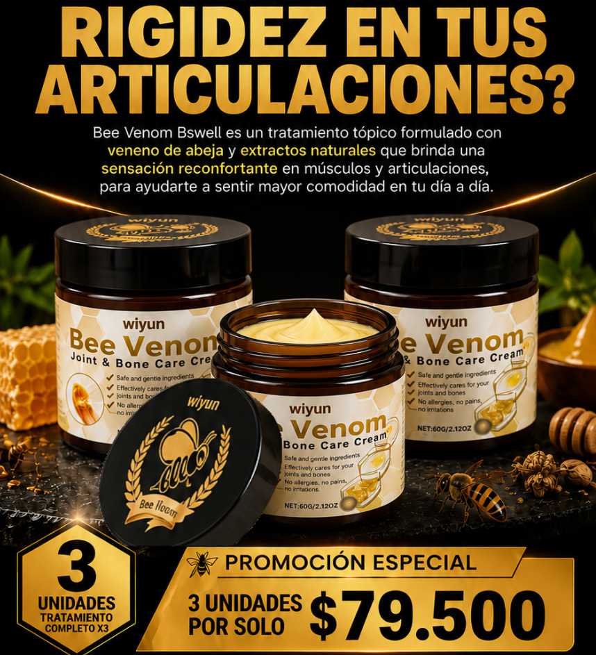 Bee Venom - VENENO DE ABEJA x50g c/u x 3 und