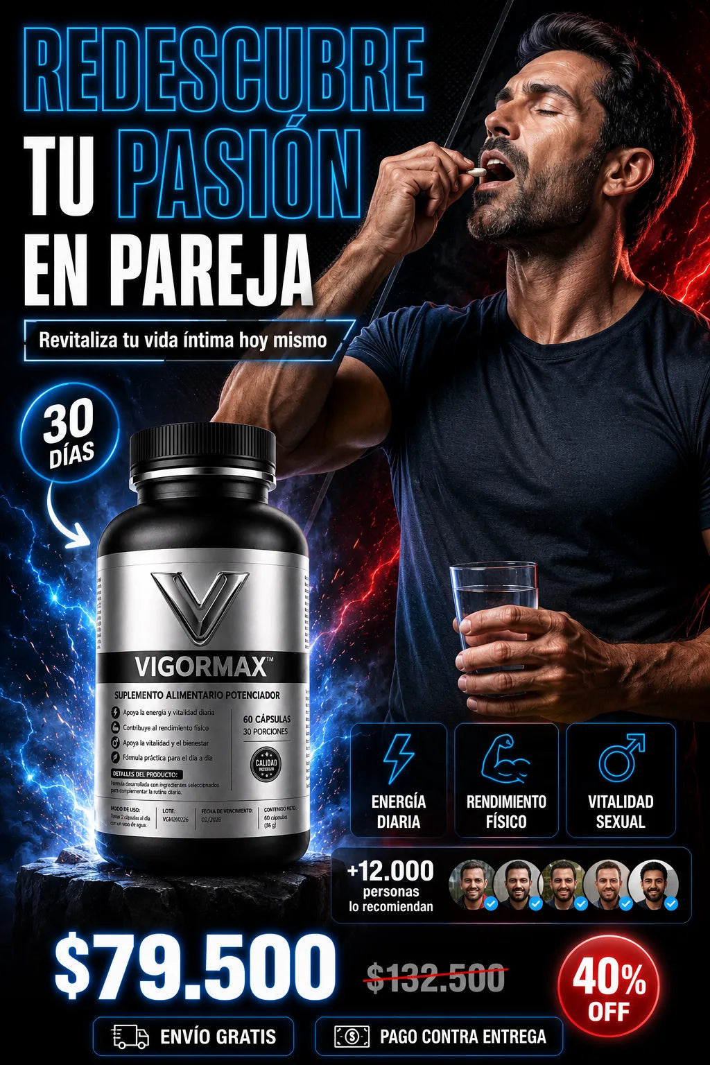 VIGORMAX™ — Premium Vitality Formula 60 Capsulas